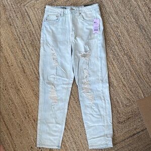 Wild Fable Highest Rise Mom Jeans Light Blue Size 2 NWT